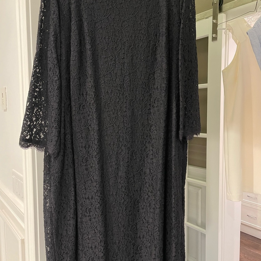 Elegant Black Lace Dress